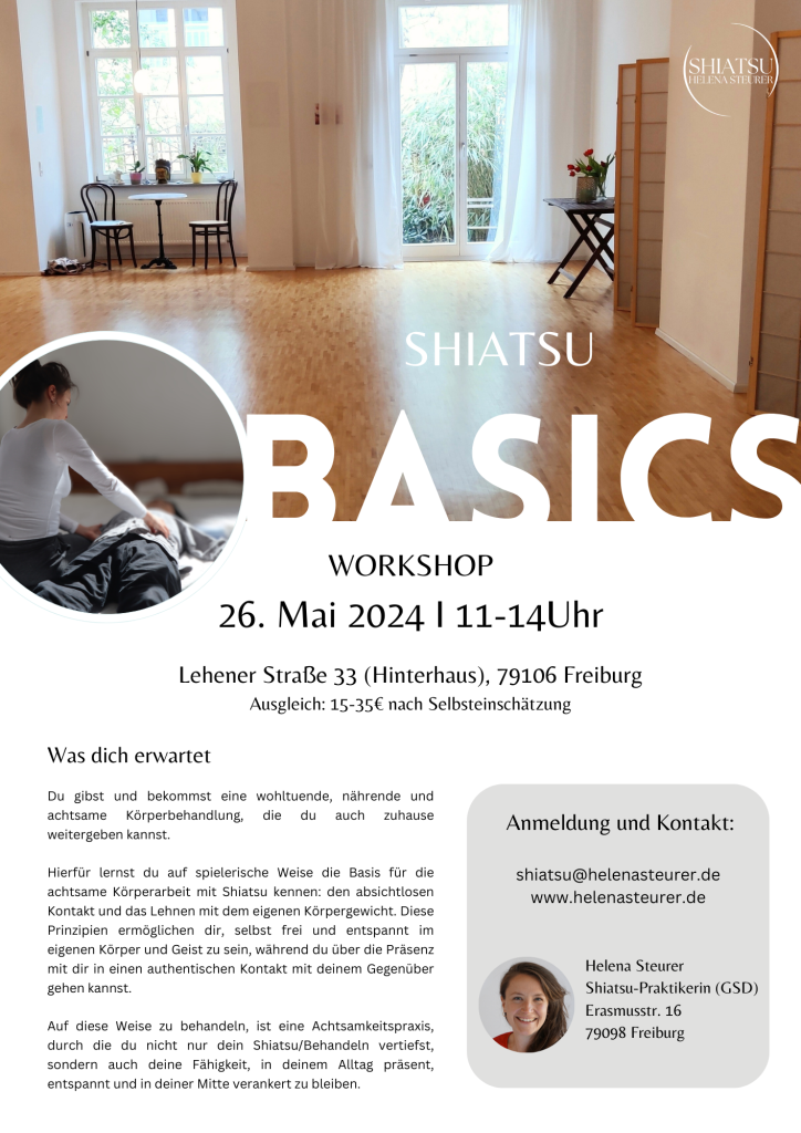 Shiatsu BASICS Workshop